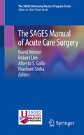 Cover: The SAGES Manual of Acute Care Surgery - Springer
