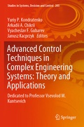 Cover: Advanced Control Techniques in Complex Engineering Systems: Theory and Applications - Springer