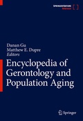 Cover: Encyclopedia of Gerontology and Population Aging - Springer