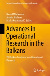 Enlarge image Cover: Advances in Operational Research in the Balkans - Springer