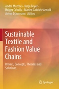 Cover: Sustainable Textile and Fashion Value Chains - Springer