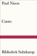 Cover: Canto - Suhrkamp
