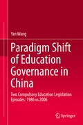 Cover: Paradigm Shift of Education Governance in China - Springer