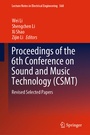 Cover: Proceedings of the 6th Conference on Sound and Music Technology (CSMT) - Springer