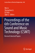 Cover: Proceedings of the 6th Conference on Sound and Music Technology (CSMT) - Springer