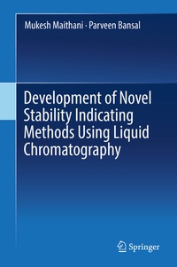 Abbildung von: Development of Novel Stability Indicating Methods Using Liquid Chromatography - Springer