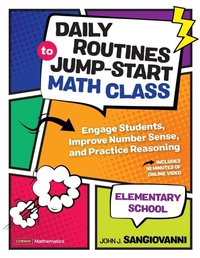 Enlarge image Cover: Daily Routines to Jump-Start Math Class, Elementary School - Corwin Press Inc