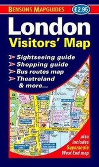 Abbildung von: London Visitors' Map - Bensons MapGuides