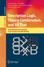Cover: Description Logic, Theory Combination, and All That - Springer