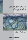 Cover: Introduction to Pragmatics - Wiley-Blackwell