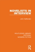 Cover: Novelists in Interview - Routledge