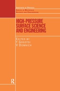 Cover: High Pressure Surface Science and Engineering - CRC Press
