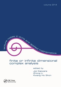 Enlarge image Cover: Finite or Infinite Dimensional Complex Analysis - CRC Press