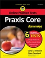Cover: Praxis Core For Dummies with Online Practice Tests - Wiley