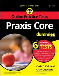 Enlarge image Cover: Praxis Core For Dummies with Online Practice Tests - Wiley