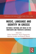 Cover: Music, Language and Identity in Greece - Routledge