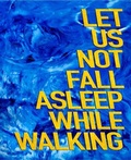 Cover: Let Us Not Fall Asleep While Walking - Dewi Lewis Publishing