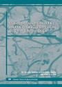 Cover: Studies on Conversion of FA's and FFA's to Alkyl Esters Using WCO's of Different Origin - Trans Tech Publications Ltd