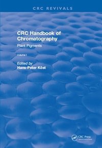 Abbildung von: Revival: CRC Handbook of Chromatography (1988) - CRC Press
