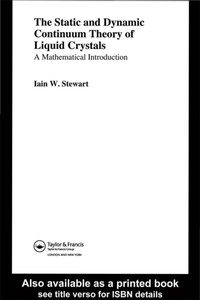 Abbildung von: The Static and Dynamic Continuum Theory of Liquid Crystals - CRC Press