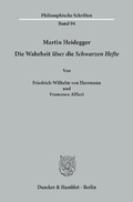 Cover: Martin Heidegger - Duncker & Humblot