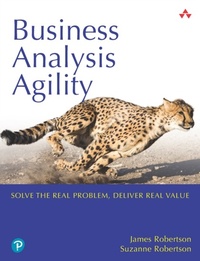 Enlarge image Cover: Business Analysis Agility - Addison Wesley