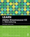 Cover: Learn Adobe Dreamweaver CC for Web Authoring - Peachpit Press Publications