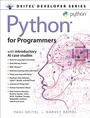 Cover: Python for Programmers - Pearson