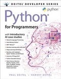Cover: Python for Programmers - Pearson