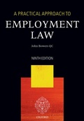 Cover: Practical Approach to Employment Law - OUP Oxford