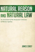 Cover: Natural Reason and Natural Law - Wipf & Stock Publishers