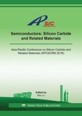 Cover: Semiconductors: Silicon Carbide and Related Materials - Trans Tech Publications Ltd