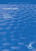 Cover: Procedural Justice - Routledge