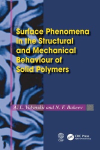 Abbildung von: Surface Phenomena in the Structural and Mechanical Behaviour of Solid Polymers - CRC Press