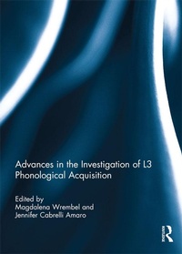 Abbildung von: Advances in the Investigation of L3 Phonological Acquisition - Routledge