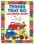 Cover: Things That Go Coloring Book with The Learning Bugs - Learning Bugs Kids Books