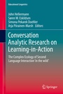 Cover: Conversation Analytic Research on Learning-in-Action - Springer