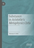 Cover: Substance in Aristotle's Metaphysics Zeta - Palgrave Macmillan
