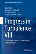 Cover: Progress in Turbulence VIII - Springer