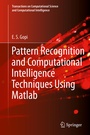 Cover: Pattern Recognition and Computational Intelligence Techniques Using Matlab - Springer
