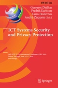 Cover: ICT Systems Security and Privacy Protection - Springer