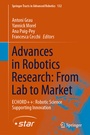 Cover: Advances in Robotics Research: From Lab to Market - Springer