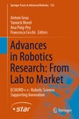 Cover: Advances in Robotics Research: From Lab to Market - Springer