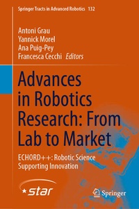 Enlarge image Cover: Advances in Robotics Research: From Lab to Market - Springer