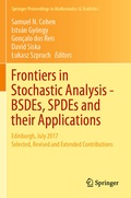 Cover: Frontiers in Stochastic Analysis-BSDEs, SPDEs and their Applications - Springer
