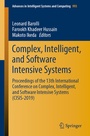 Cover: Complex, Intelligent, and Software Intensive Systems - Springer