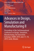 Cover: Advances in Design, Simulation and Manufacturing II - Springer