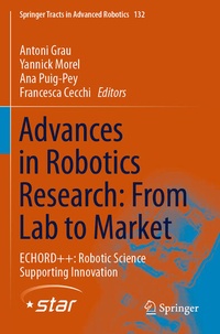 Enlarge image Cover: Advances in Robotics Research: From Lab to Market - Springer