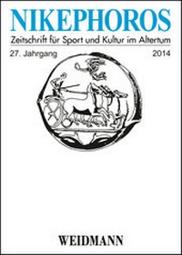 Abbildung von: Nikephoros - Zeitschrift für Sport und Kultur im Altertum - Weidmannsche Hildesheim
