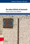 Cover: De rebus divinis et humanis - V&R unipress